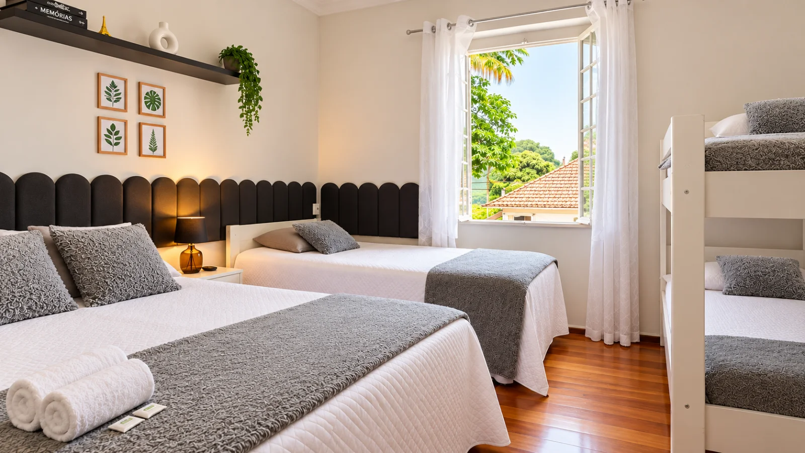 Quarto Palácio de Cristal – Família - Hotel Cidade Imperial